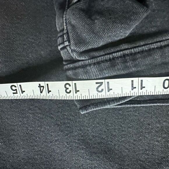 Levi wedgie button fly jeans 28 black - Picture 7 of 12